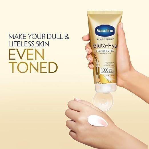 Vaseline Gluta-Hya Serum Burst Lotion Flawless Bright
