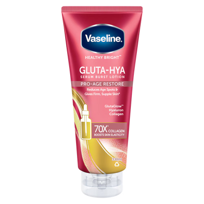 Vaseline Gluta-Hya Serum Burst Lotion Pro-Age Restore