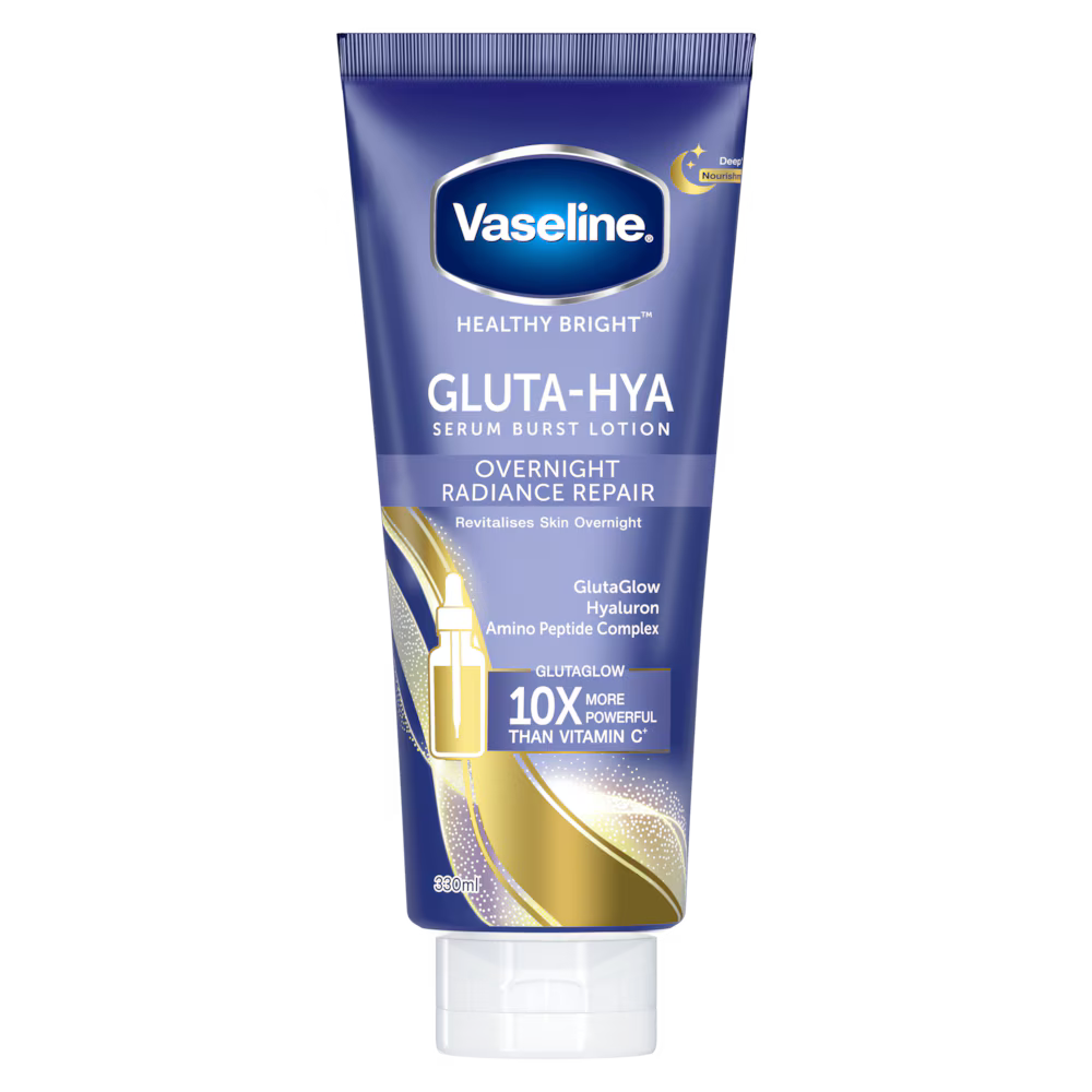 Vaseline Gluta-Hya Serum Burst Lotion Overnight Radiance Repair